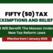 tax exemptions